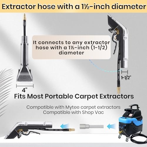 Herramienta de mano extractora, compatible con extractor de alfombras Mytee,