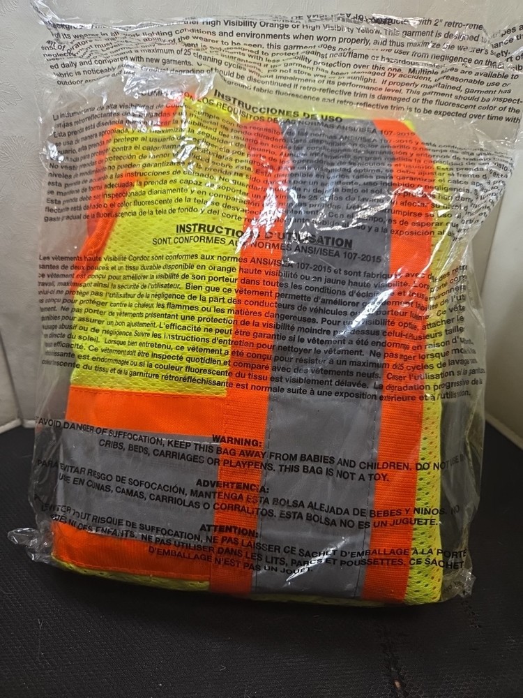 Condor Large High Visibility Vest