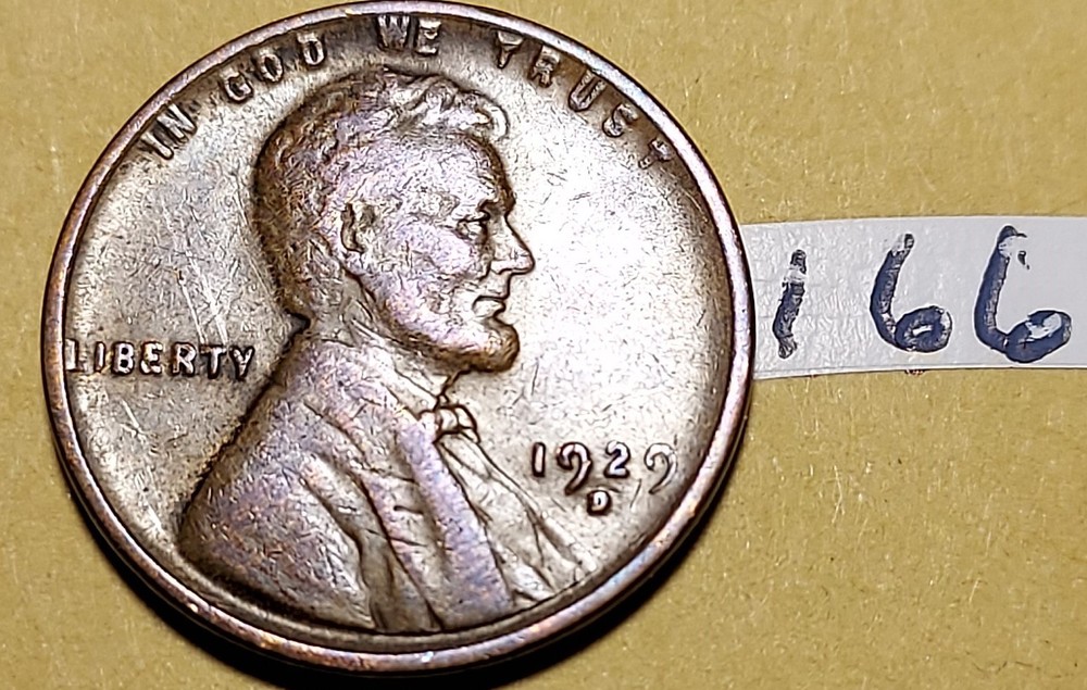 1929-D Lincoln Wheat Cent VF #166