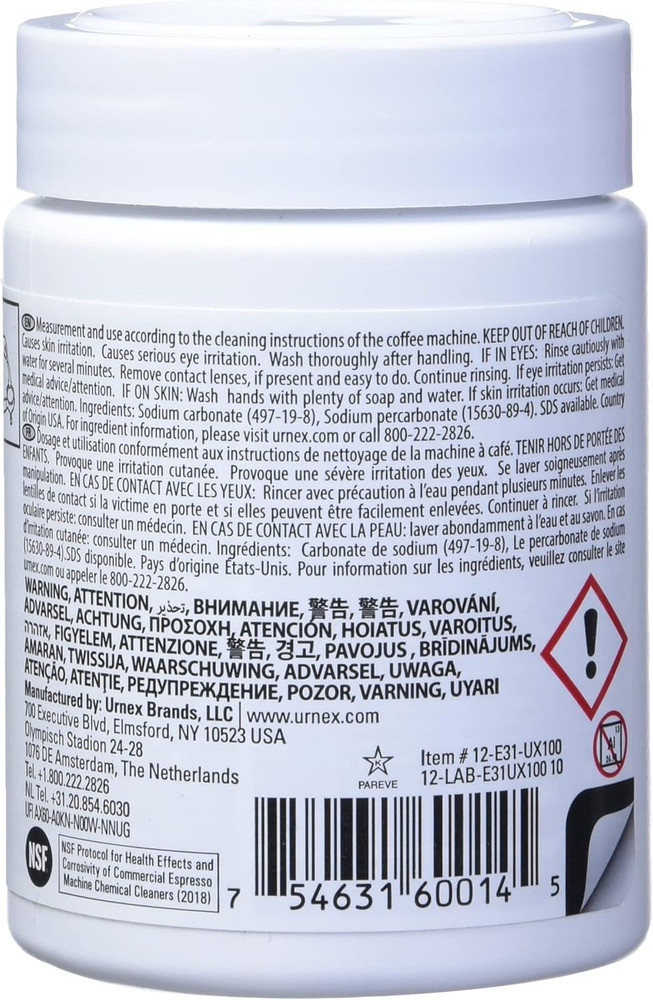 Espresso Machine Cleaning Tablets 100 Count Coffee Maker Backflush Cleaner