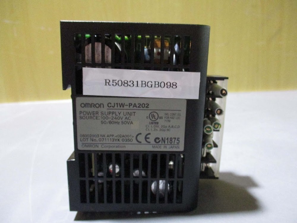 OMRON CJ1W-PA202 Power Supply Unit USED