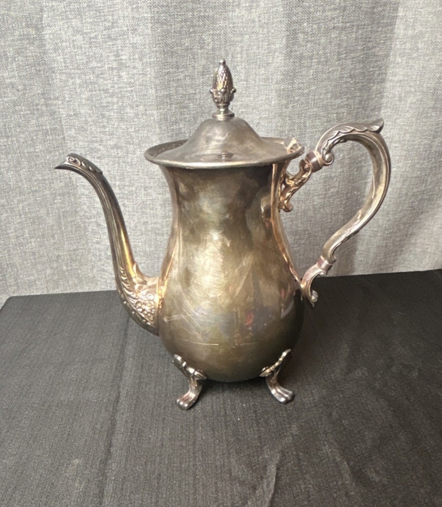 Vintage Collectible Silver Coffee Pot