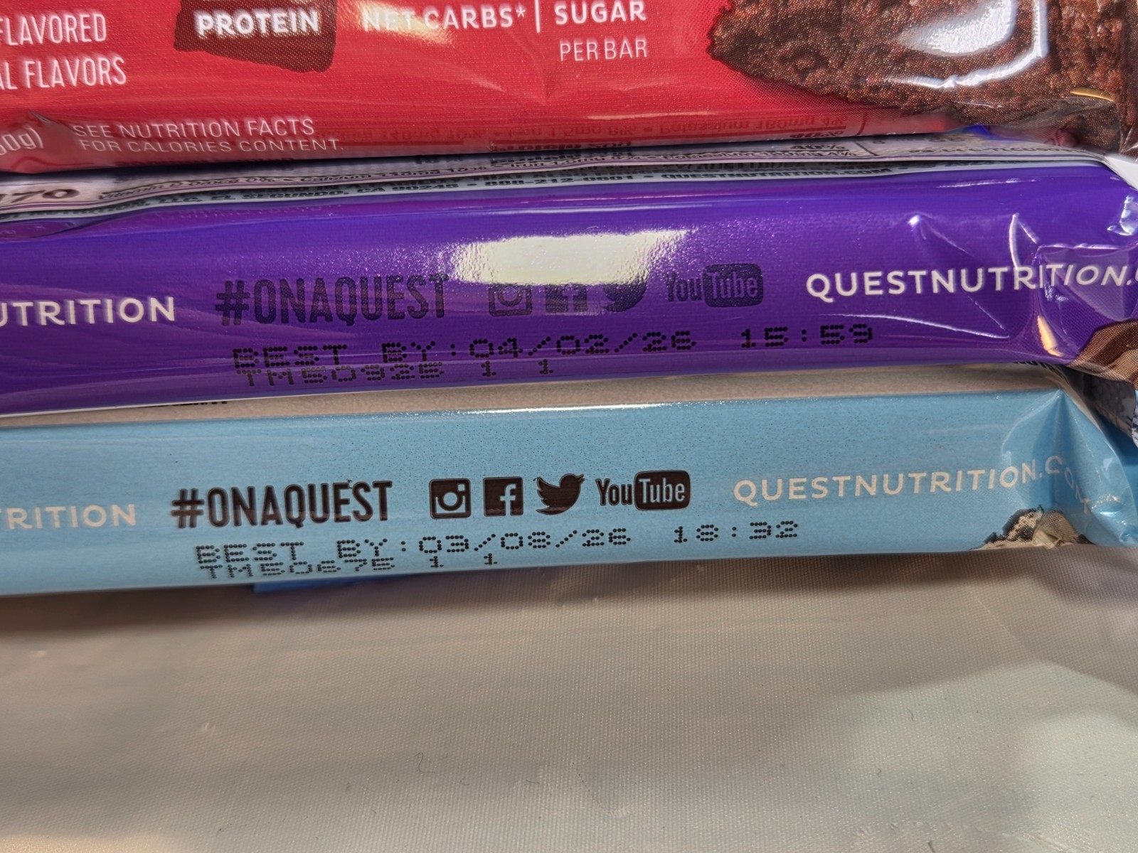 Quest Ultimate Protein Bars Variety Pack 48Ct High Protein Lot of 4