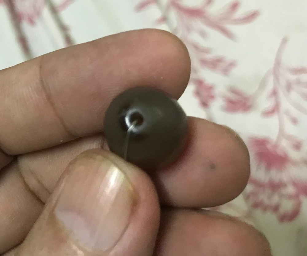 ancient agate stone bead bactrian c.200-100 bc ##PK17##