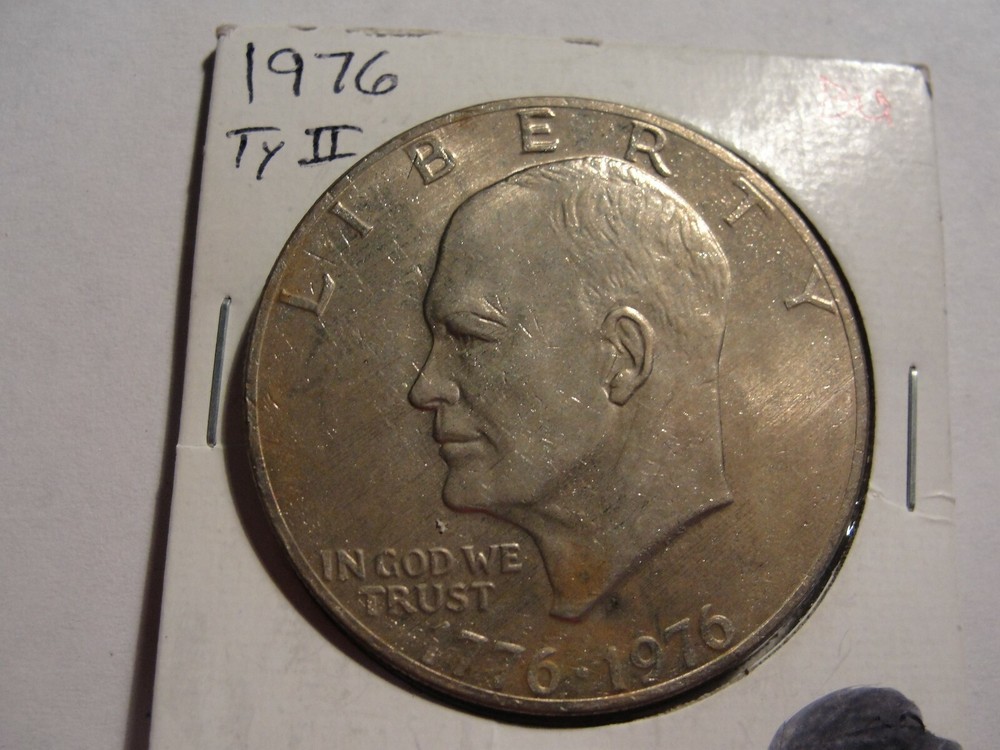 1776-1976 EISENHOWER BICENTENNIAL DOLLAR TYPE 2 A1454-55