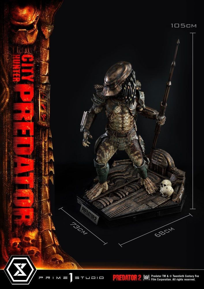 Predator 2 Statue 1/3 City Hunter Predator 105 cm , Prime 1 , Sideshow