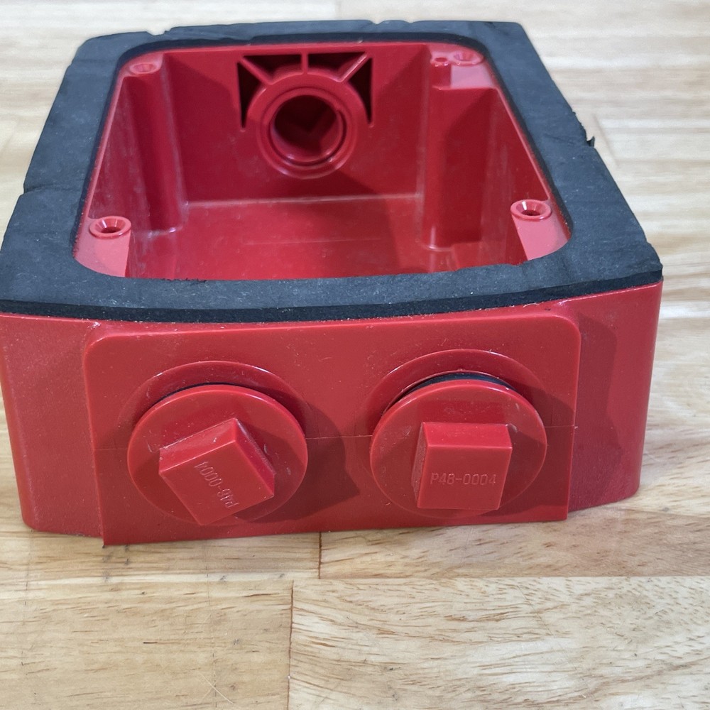 Red Weatherproof Back Box -- B59-0006
