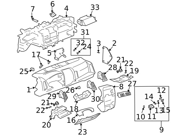 Genuine GM Upper Cover 25746873
