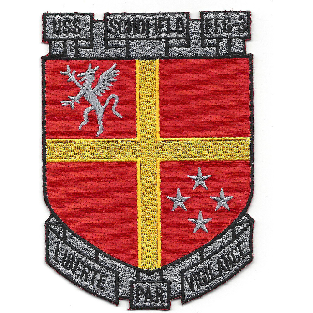 USS Schofield FFG-3 Guided Missile Frigate Ship Patch