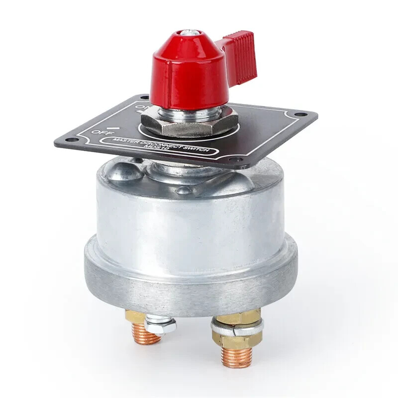 Car Racing Master Battery Disconnect Switch Panel For 4Post Alternator Drag Race