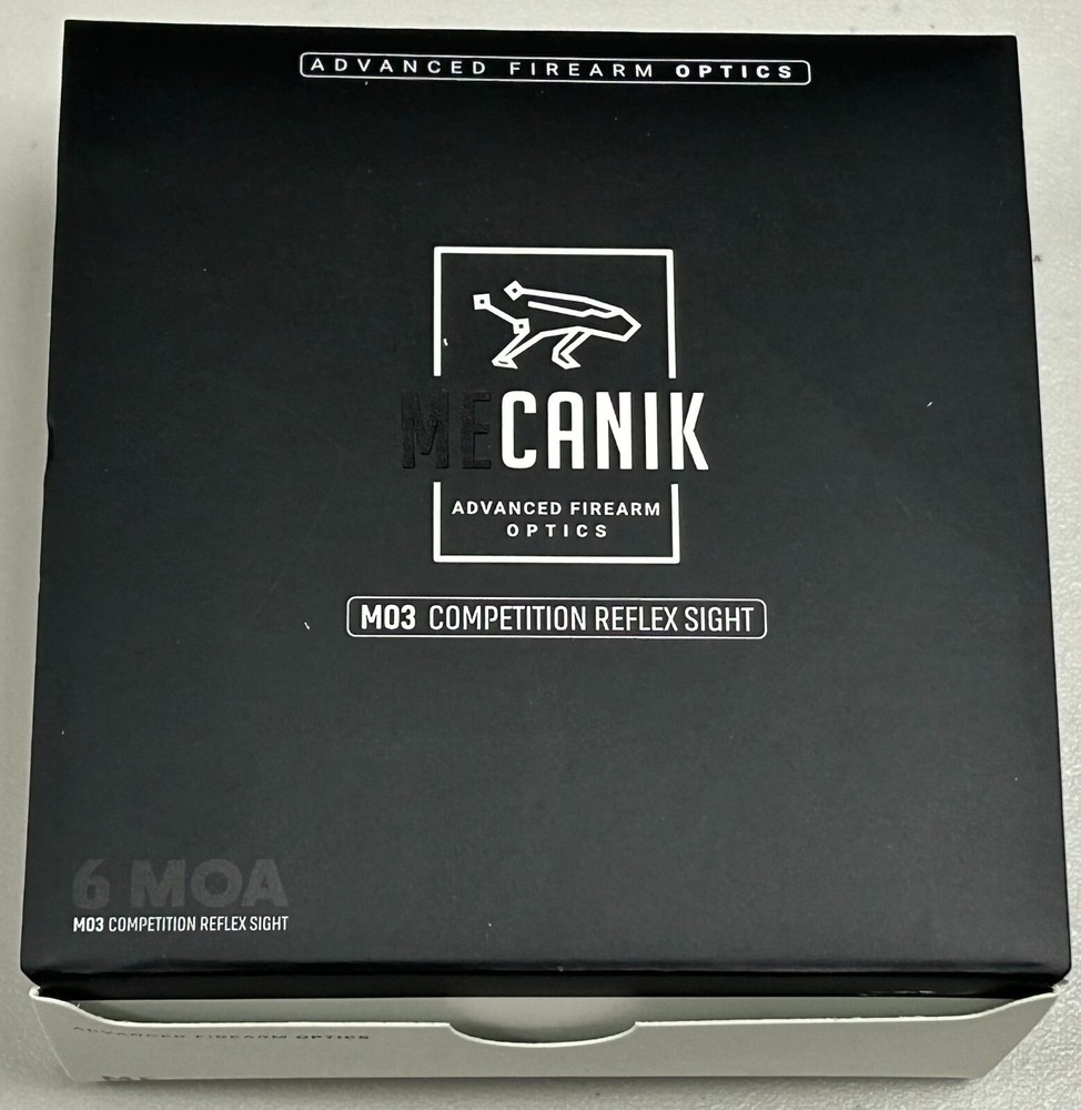 Mecanik MO3 Red Dot Sight Competition Reflex Sight PACN1103