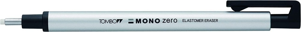 Tombow EH-KUR04 Mono Zero Eraser Round-type Silver Eraser rubber
