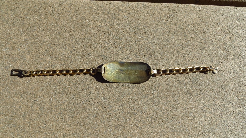 WW2 US Army Military Name ID Identification Bracelet