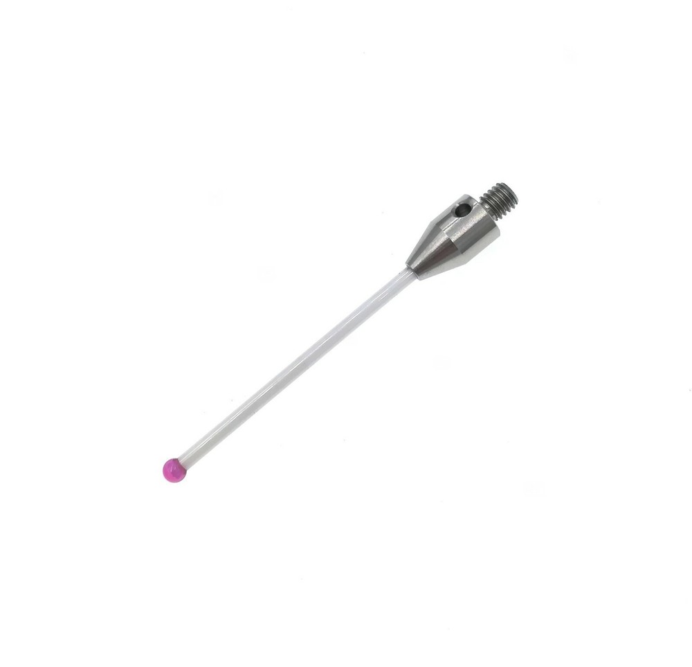 A-5003-3680 Cmm Touch Probe Stylus Ceramic Stem M4 Thread 3mm Ruby Tip 50mm Long