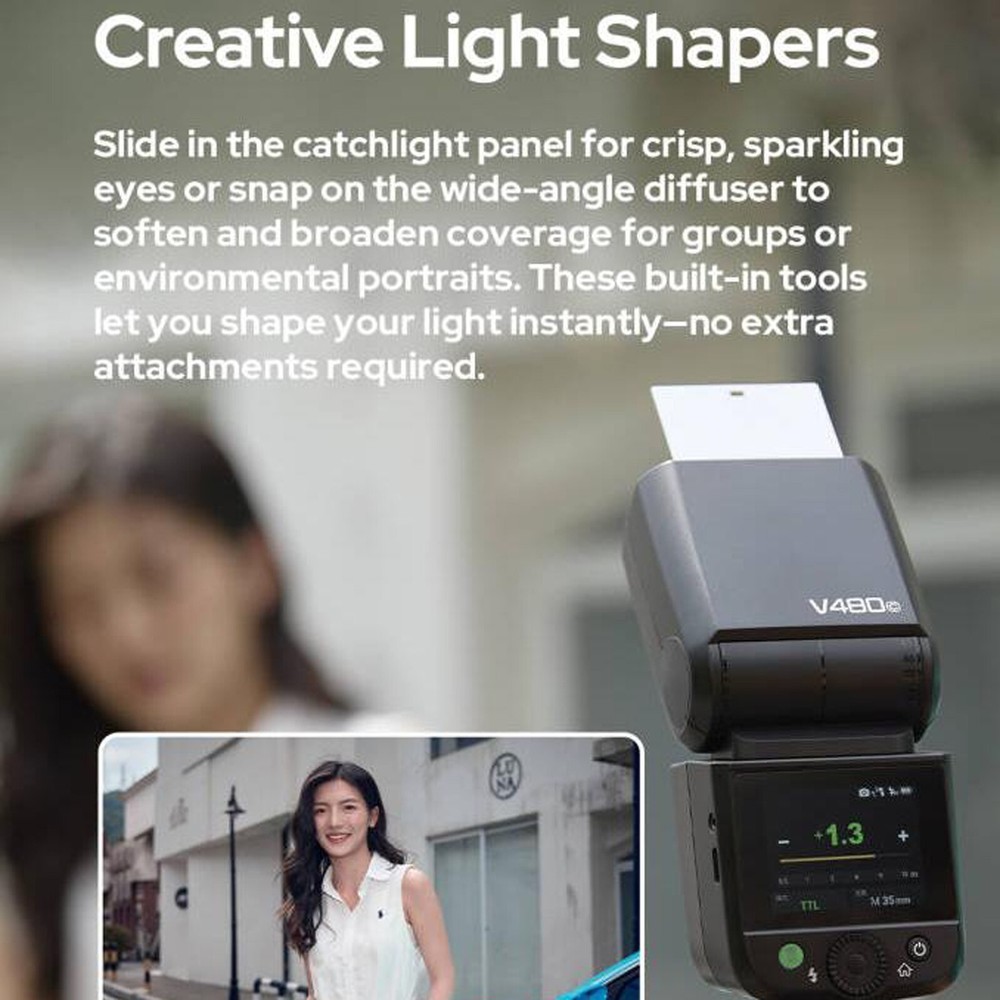 Godox V480 TTL Camera Flash for Canon Camera Flash Speedlite Speedlight Light