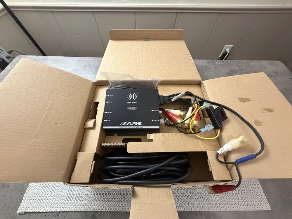 Alpine PXA-H100 Imprint Audio Processor w/ Ai-Net Cable DSP ✅ Description