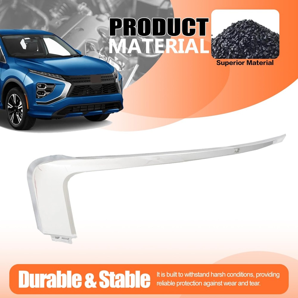 Front Bumper Trim for Eclipse Cross 2022-2026 Upper Grille ABS Left 6407A421