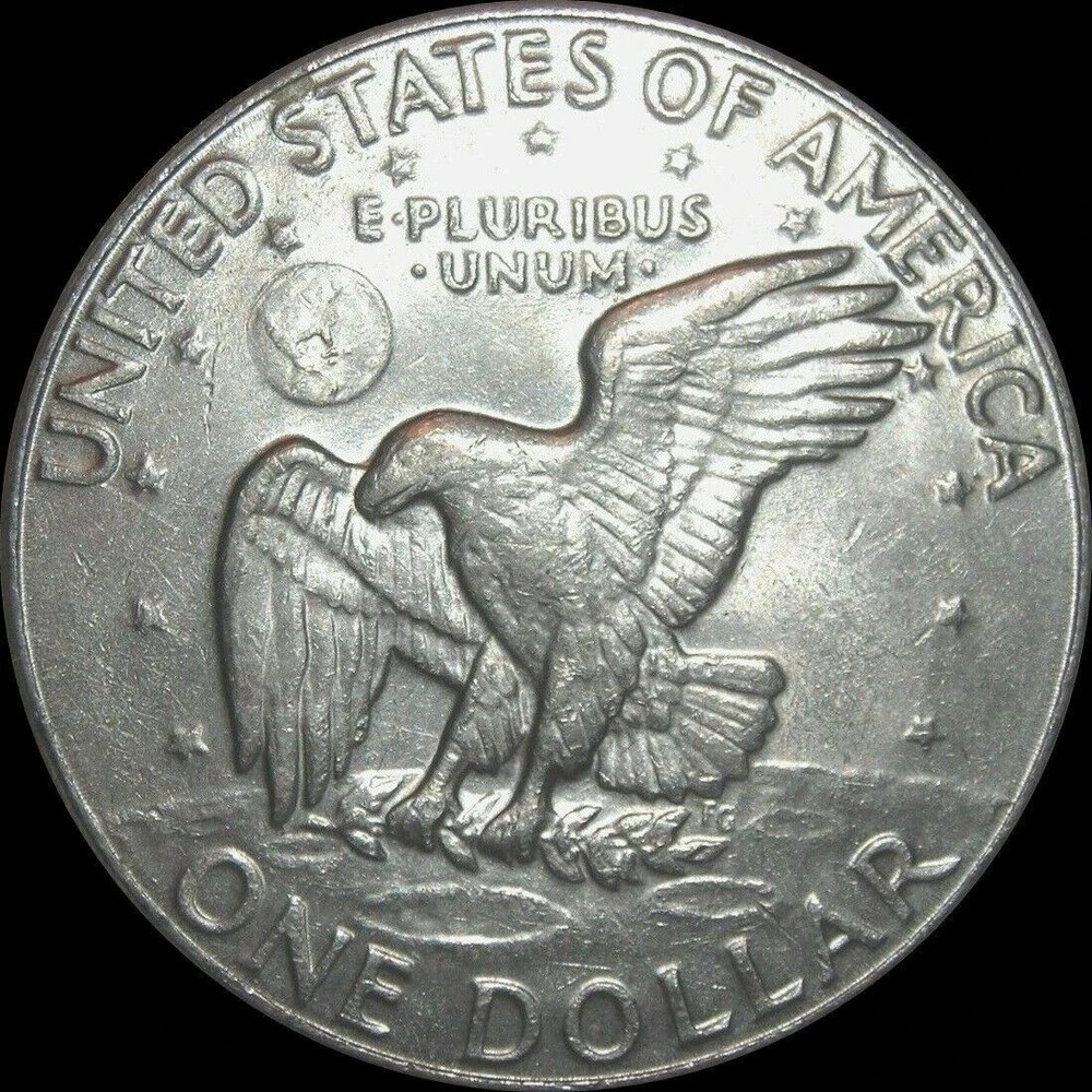 1971 D Eisenhower Dollar Roll Average Circulation Ike 20 Clad Coins Total