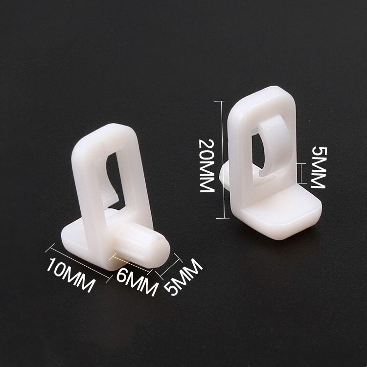 Plastic Shelf Support Pegs,5mm Shelf -Locking,Mini Shelf Bracket Peg, 20Pcs
