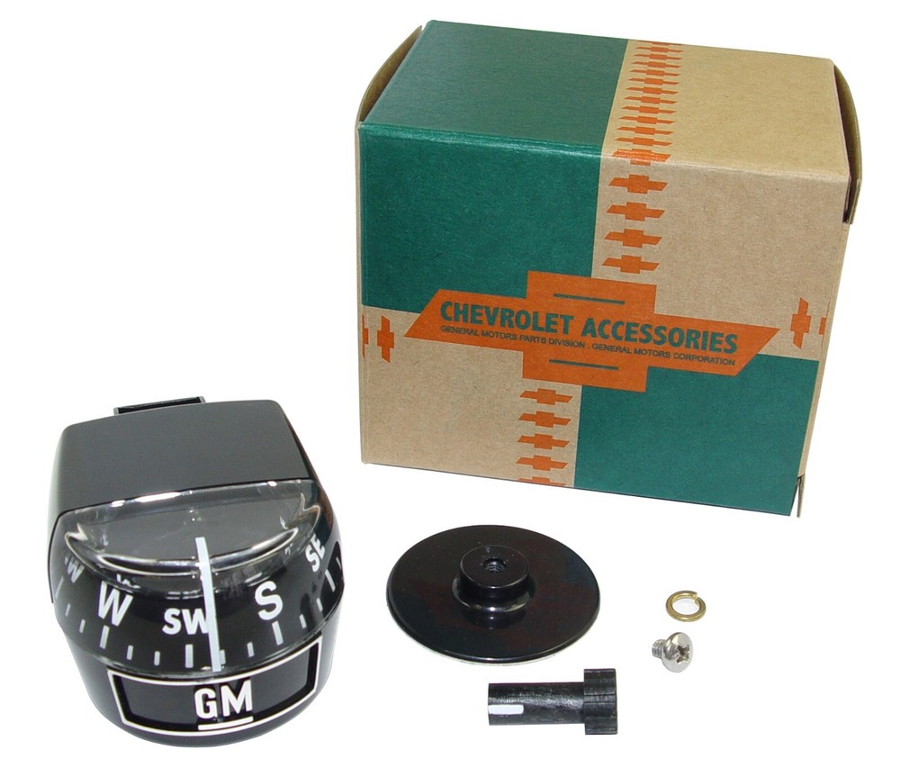 GM CHEVY CAR & TRUCK IMPALA NOVA CHEVELLE C10 ACCESSORY COMPASS #GM-1900-CMP*