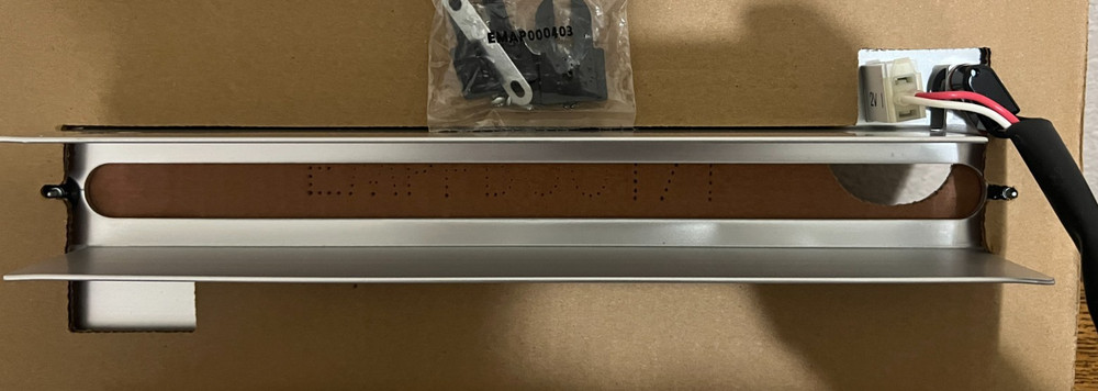 Lithonia Aluminum Edge-Lit Exit Sign, Double Face, Green Panel assembly