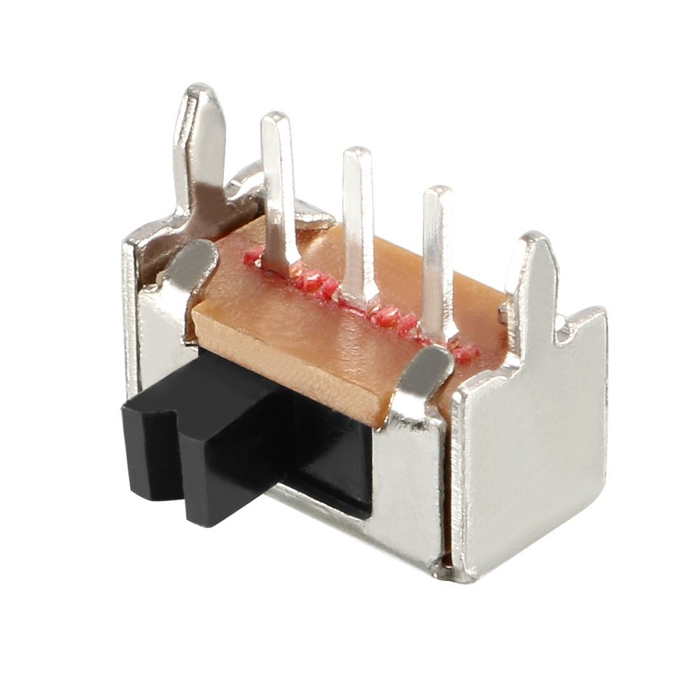 20Pcs 2mm Horizontal Slide Switch SPDT 1P2T 3 Terminals PCB Panel Latching