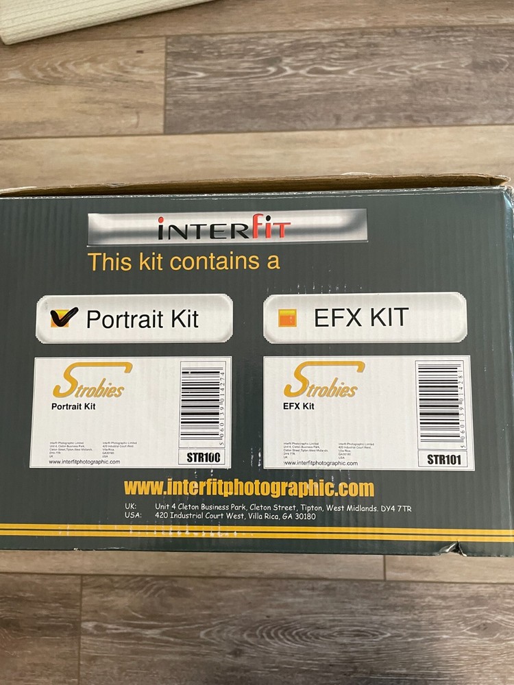 Strobies Interfit Studio Portrait Kit Photography STR100