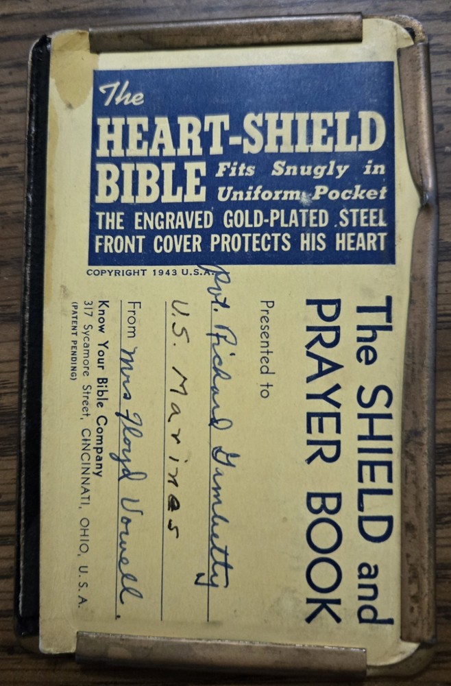 World War 11 Relic HEART-SHIELD