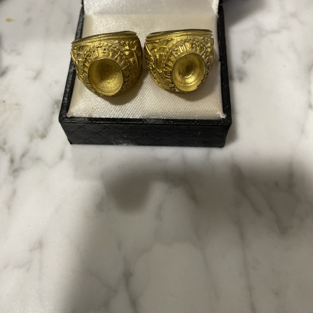 2 VTG Solid Brass Navy Ring Castings