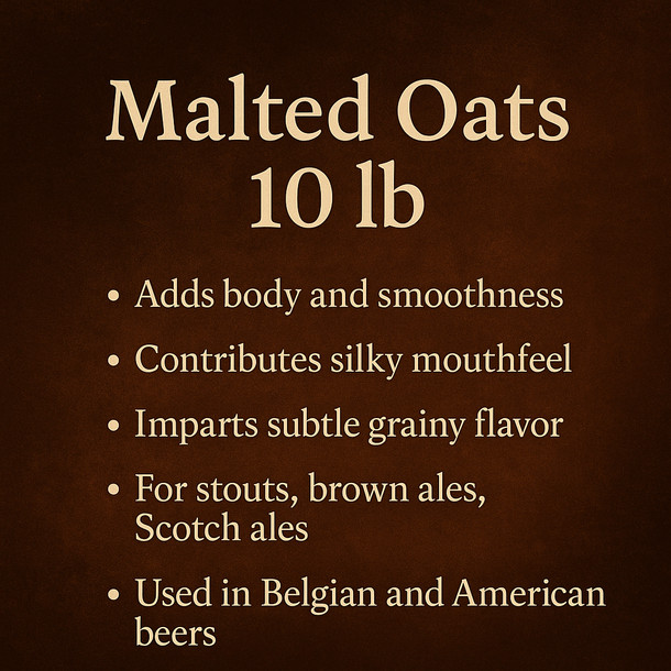 Sugar Creek Malted Oats 10 lb