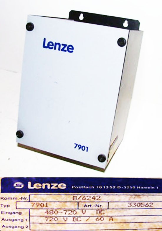 Lenze 7901 720VDC 60A Variable Frequency Drive -used-
