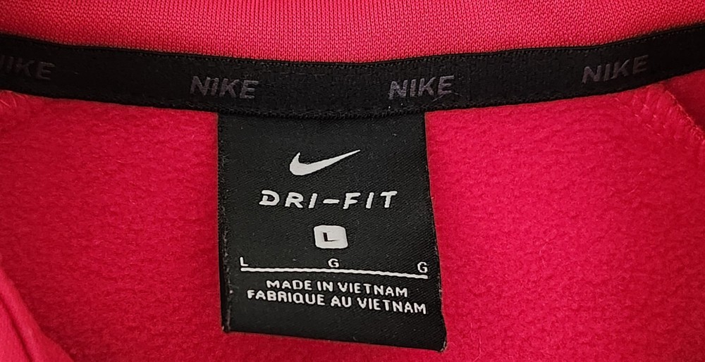 Nike Mens Red Zip Up