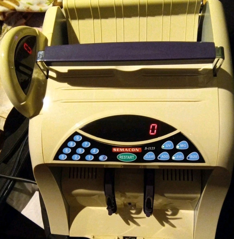 Semacon S-1125  "Working Condition" Digital Money Counter