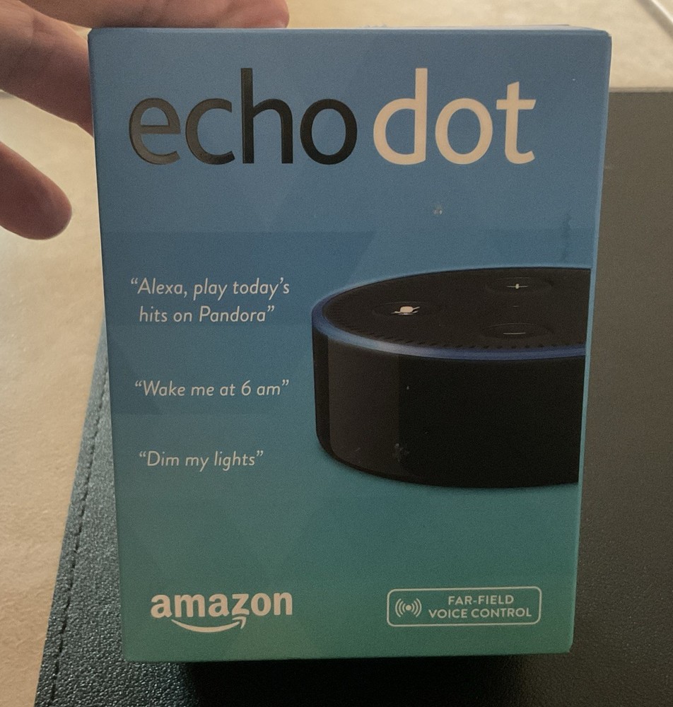 Amazon Echo Dot 2nd Generation Smart Speaker Alexa Enabled - Black - Never Used