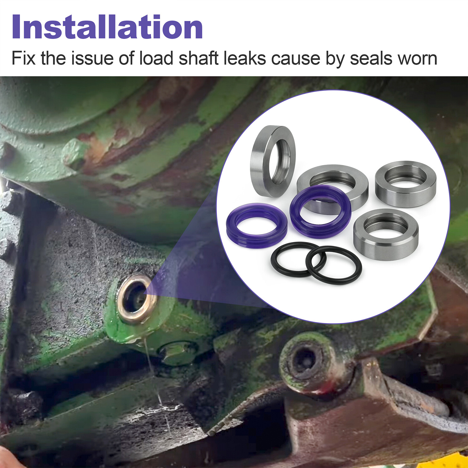 Load Control Shaft Seal AR84791 AR27371 For John Deere 2510 2520 3010 3020 4030