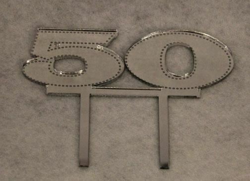 Birthday Cake Toppers - 50 - Assorted Colors