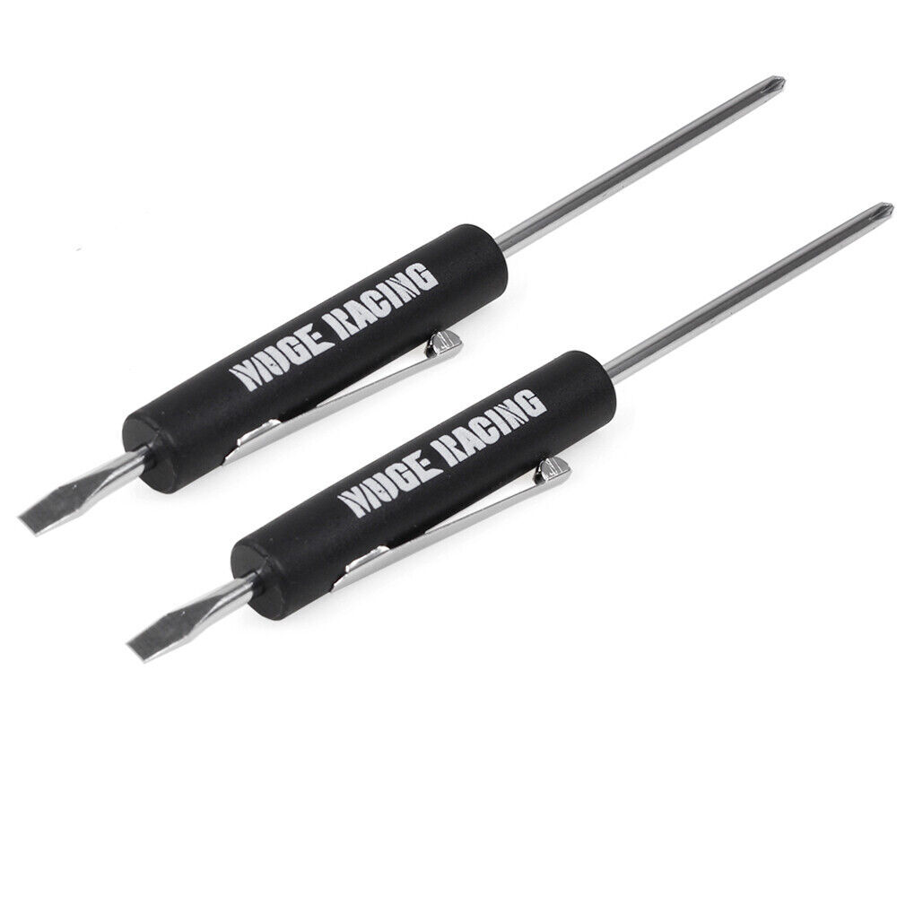 Mini Screwdriver Flat Tip with Phillips Top and Pocket Clip Same as Snap-on 2PCS