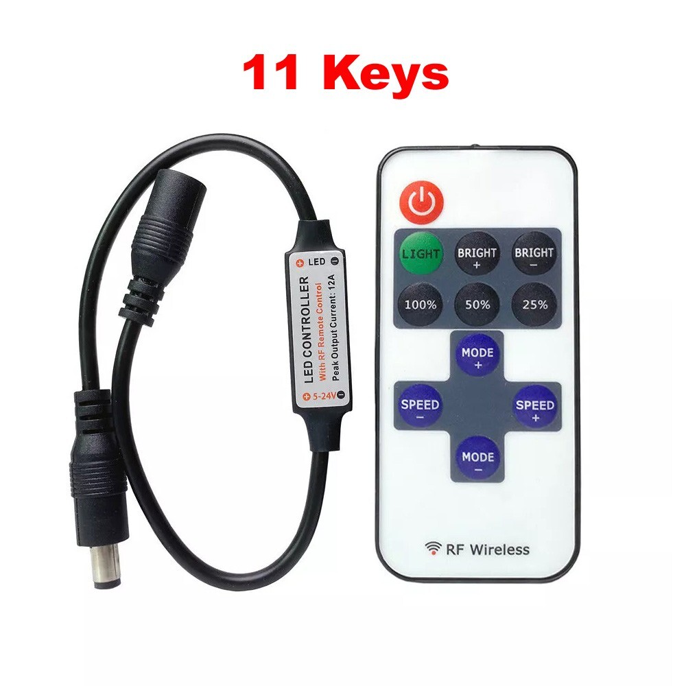 RF Wireless Remote Single Color Dimmer Controller For COB Led Strip Led Strips