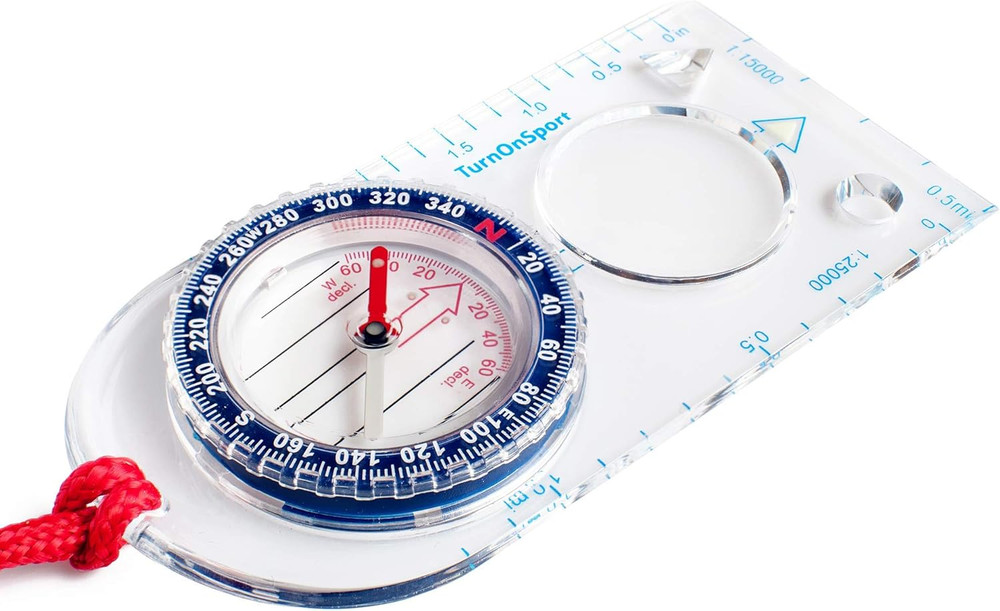 Orienteering Compass - Hiking Backpacking Compass | Advanced Scout Compass Campi
