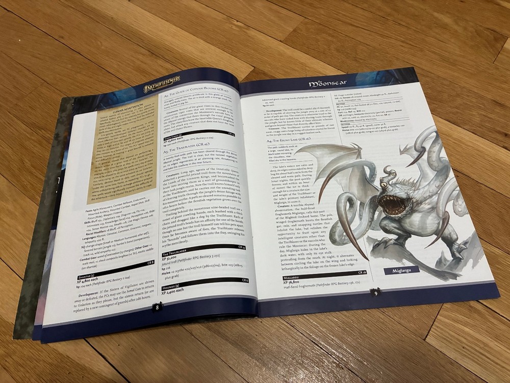 Pathfinder RPG The Moonscar RPG D&D 3.5 D20