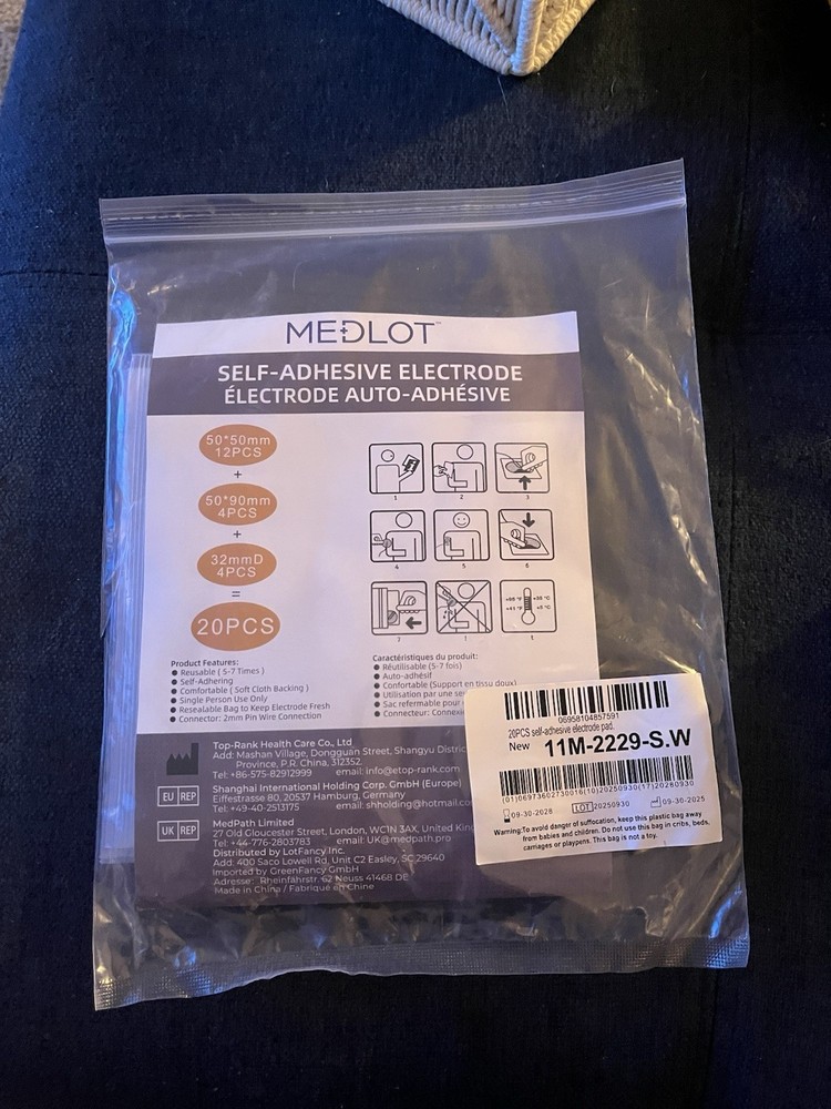 medlots 20 Piece Self Adhesive Electrode Pad