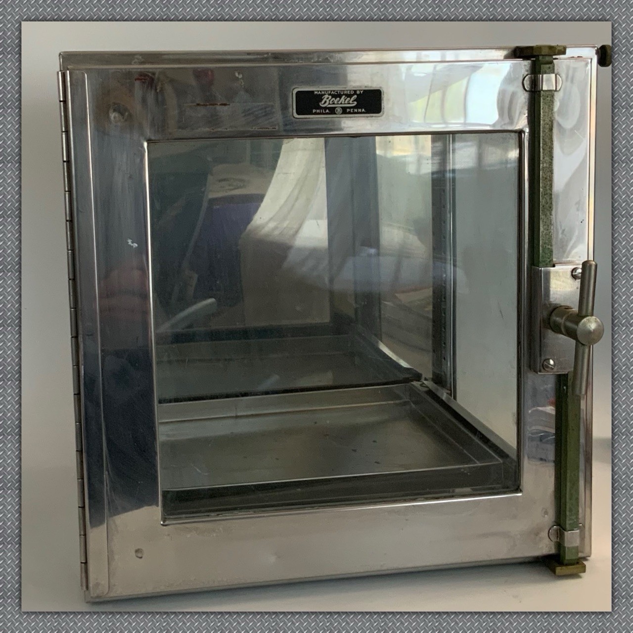Vtg Boekel Scientific Incubator- Phila PA-12x12” Metal & Glass - Untested/AS IS