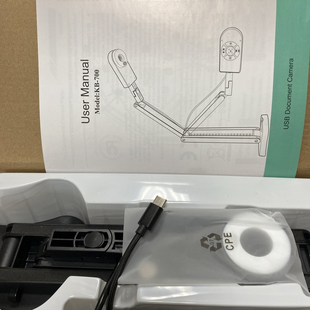 THUSTAR 8MP Document Camera & Webcam 4K with Dual Microphones, USB Visualise/g