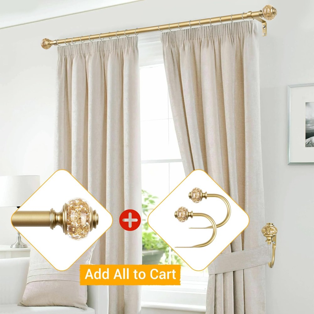 2 Pack Curtain Holdbacks, Decorative Window Drapery Tiebacks (2 Pack/1 Pair),...