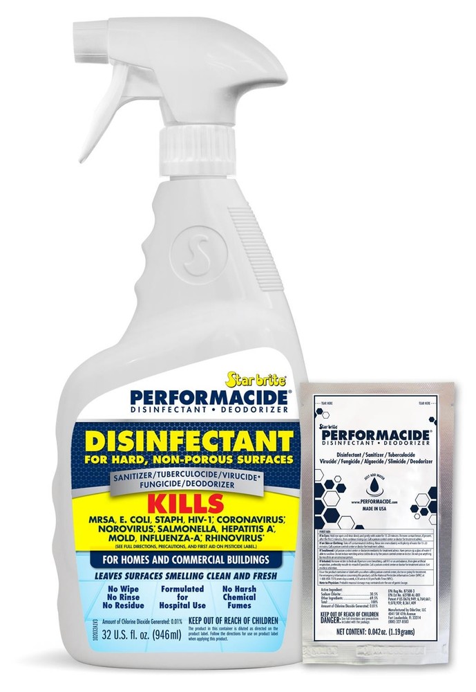 STAR BRITE 102032 PERFORMACIDE DISINF 32 OZ. SNG KIT