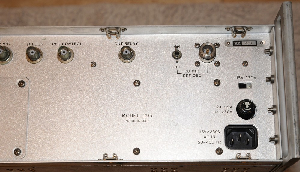 Micro-Tel Model 1295 Precision Attenuation Measurement Receiver Please Read AD