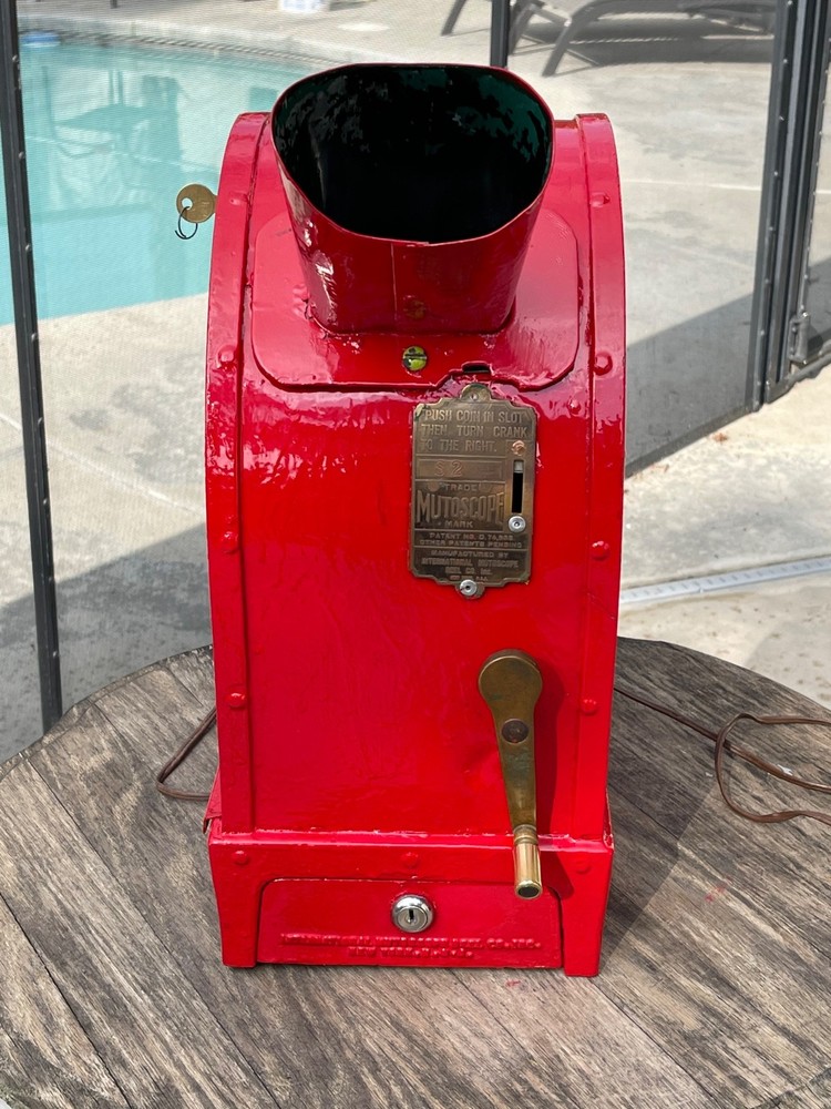 Vintage Mutoscope machine...