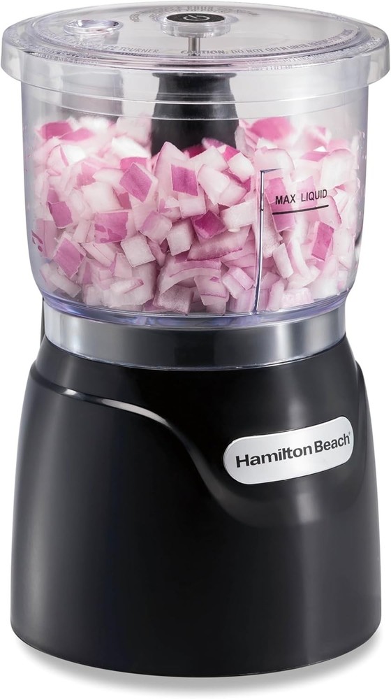 Electric Vegetable Chopper & Mini Food Processor, 3-Cup, 350 Watts, for Dicing,