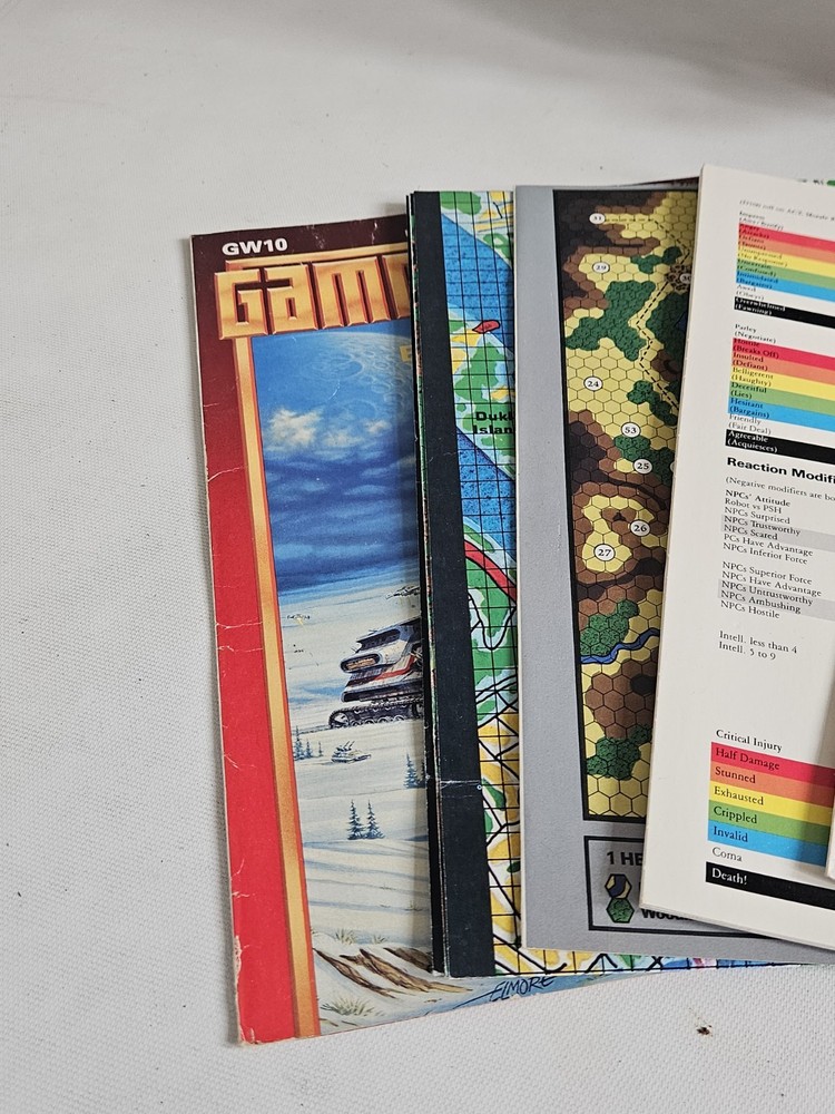 Gamma World RPG 3rd Edition Box Set 3e With Paperwork