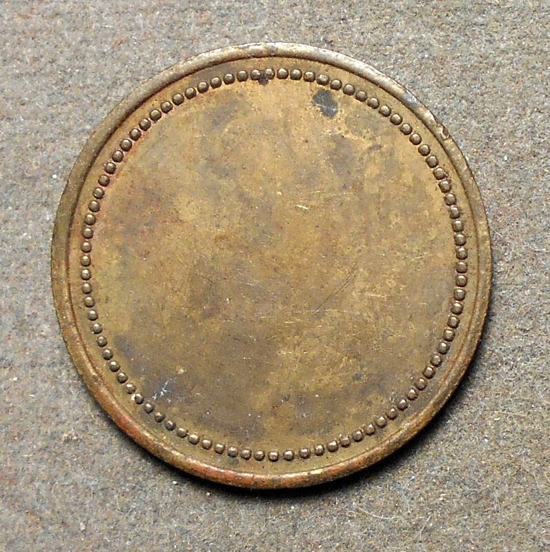 A645 Picking Check, G.E.M. (Blank). Brass, 23mm